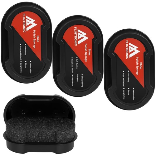 3er schuhputzschwamm set - schuhputzschwamm,